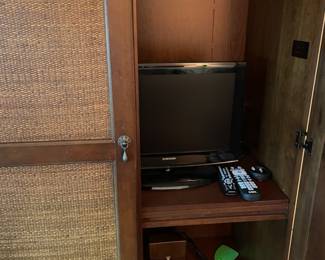 The perfect size vintage armoire/tv cabinet $400