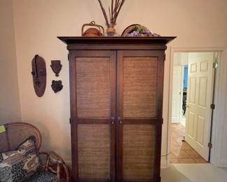 The perfect size vintage armoire/tv cabinet $400