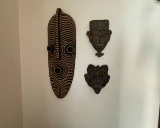 Ethnic masks. $100 for three pieces