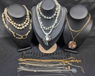 Costume Jewelry in Silver Gold Tones