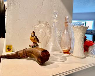 Vintage Powder Horn
Lenox 
Decanters 