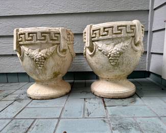 Vintage Concrete Planters