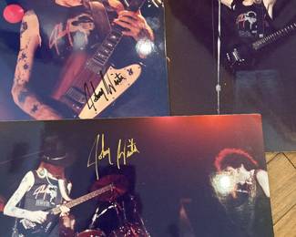 Johnny Winter’s signed posters