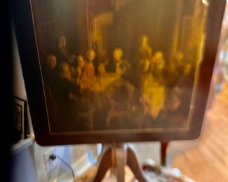 Antique Tilt Top Table
Hand Painted Mural