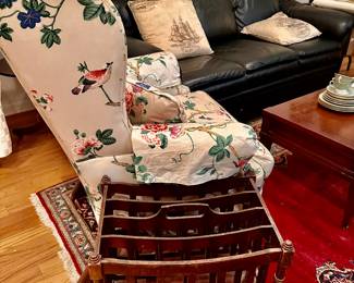 Antique Magazine Rack
Wing Chair
