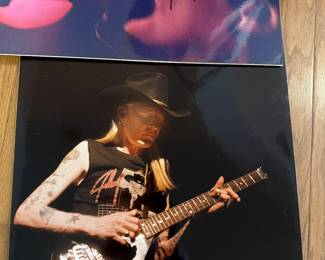 Johnny Winter signed Posters