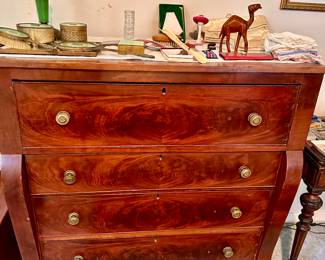 Beautiful Mahogany Crotch Wood Dresser