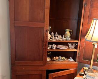 Cherry Corner Cabinet 