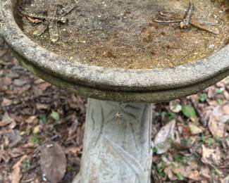 Vintage “Dragon Fly” Bird Bath