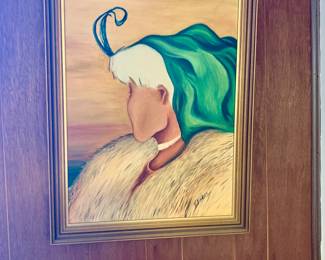 Optical illusion painting