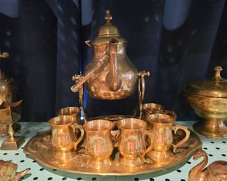 Brass Tea Set