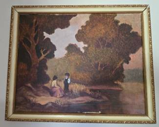 Vintage Painting by King