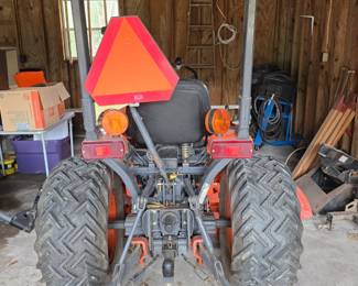 Back View of Tractor