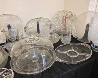 Serving Party Platters - Cake Plate - Pitchers