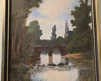 Small River Painting