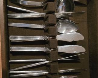Silver Flatware Set