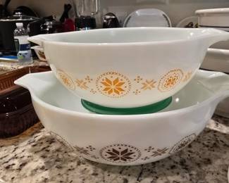 Vintage Pyrex Town and Country Pattern