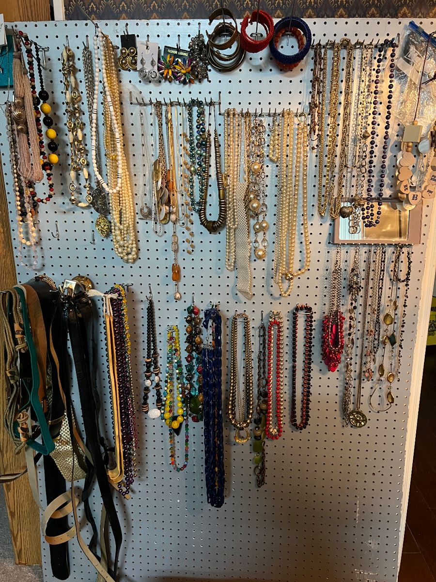 Necklaces and belts