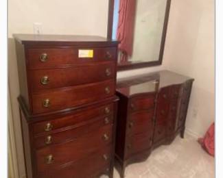 Dressers sold with bedroom set
