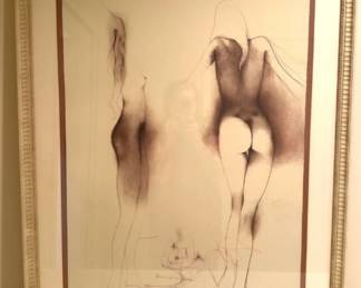 Bruno Bruni signed lithograph