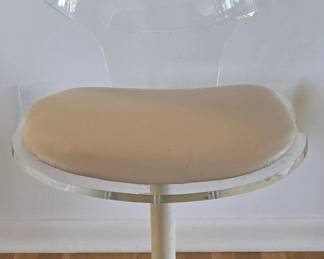 Lucite tulip chair