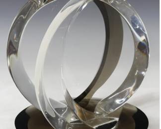 Hivo Van Teal lucite scuplture
