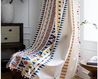 Amazon.com BHUSB DECORATE HOME CURTAINS