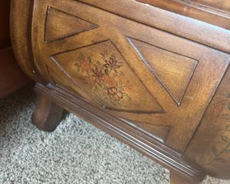 Inlaid wood furnishings
