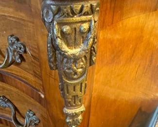 Inlaid chest with bronze