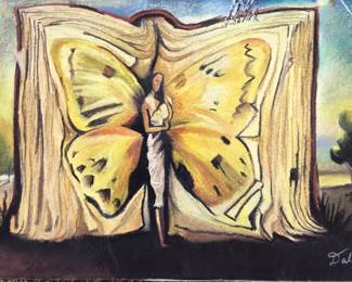 Framed Artwork mixed media Salvador Dali