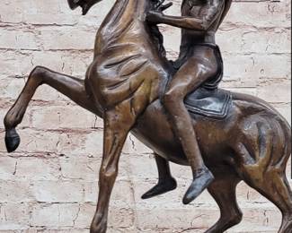 Bronze statues