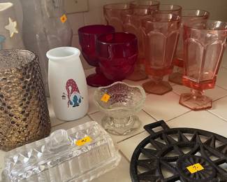 Colored glassware 