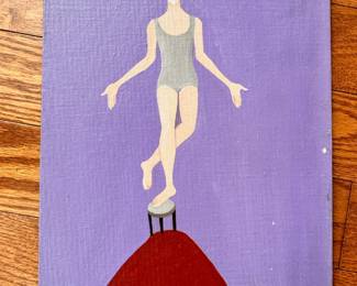 2 Original Paintings By Elisha Birnbaum & Nava Koresh, Israel
Lot #: 79
