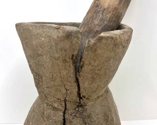 Vintage Primitive Hand Carved Mortar & Pestle
Lot #: 16