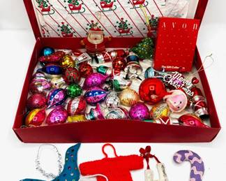 Over 40 Vintage Christmas Ornaments Including Some Hand Knitted
Lot #: 89