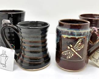 4 New Artisan Pottery Mugs By Everything In A Mug, Never Used
Lot #: 17