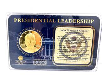 
President Kennedy Coin & 6 2008 Presidential Coins With Certifcates Of Official Asset Grading Regsitration
Lot #: 120