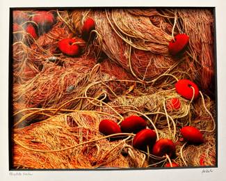 Signed Photograph On Fishing Net With Paper Mat
Lot #: 114