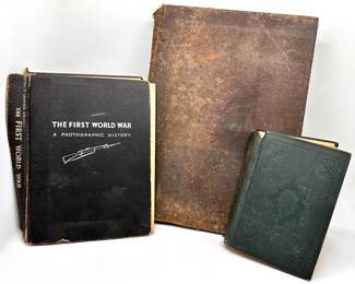 Antique Books On War: 1871 On Franco-German War, 1899 On The Spanish American War & 1933 World War 1 Photos &
Lot #: 121
