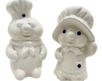 Vintage 1988 B&M Pillsbury Doughboy Poppin & Poppie Salt & Pepper Shakers
Lot #: 88