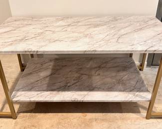 Faux Marble Coffee Table
Lot #: 124