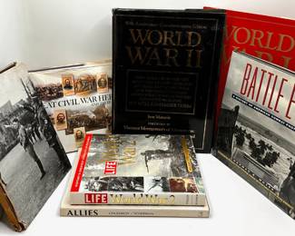 7 History Coffee Table Books On War, Mostly World War II
Lot #: 123
