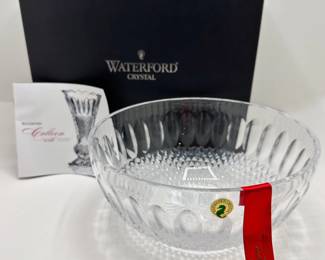 New In Box Waterford Crystal Bowl From The Colleen 60th Anniversary Collection
Lot #: 1