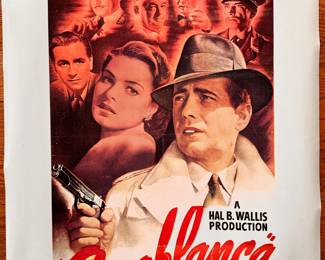 1970 Casablanca Lithograph Reproduction Movie Poster
Lot #: 32