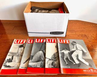 Over 40 Vintage 1939 & 1940s Life Magazines
Lot #: 45

