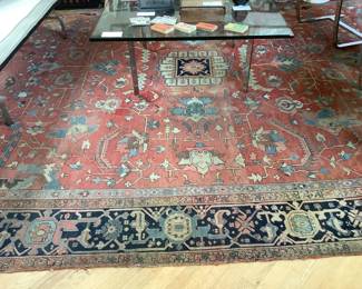 Distressed Oriental Rug