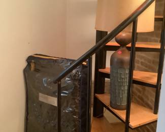 Woodward Ceramic Vintage Lamp, Massage Pad