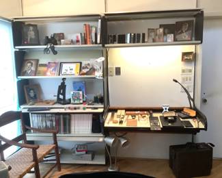 George Nelson Wall Mount Roll Top Desk