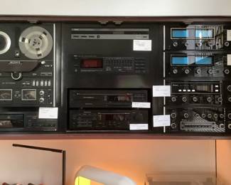 Sony, Nakamichi, MacIntosh, Yamaha