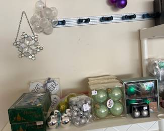 Green ornaments 